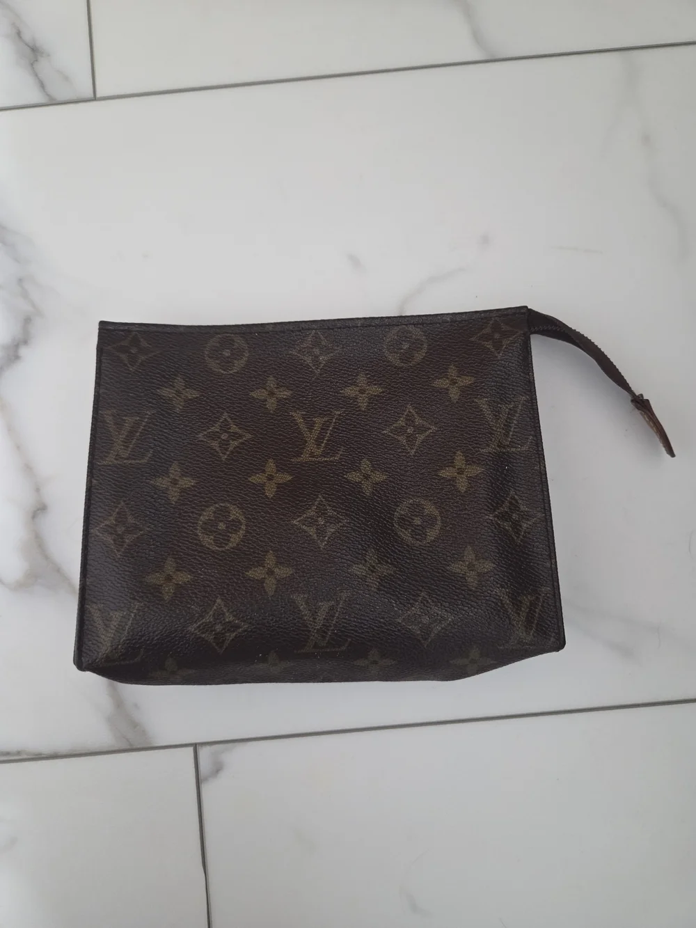 Louis Vuitton Brown Monogram Canvas Toiletry Pouch